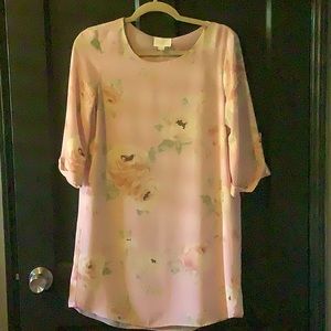 Morning Lavender Pink floral dress